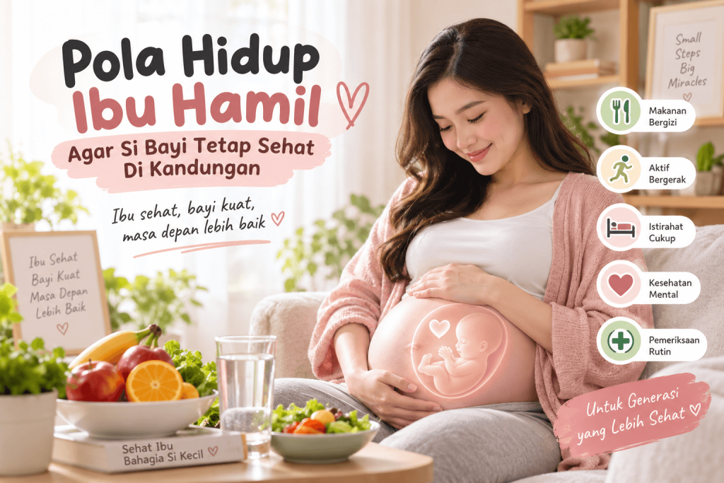 Pola hidup ibu hamil agar bayi tetap sehat di kandungan