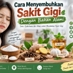 Cara menyembuhkan sakit gigi dengan bahan alami