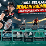 Cara belajar bermain badminton dari pemula menjadi pro